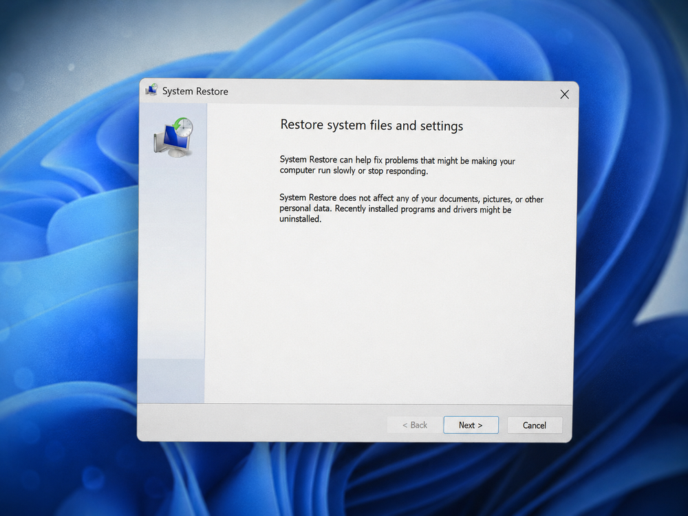 Windows 11 System Restore Guide