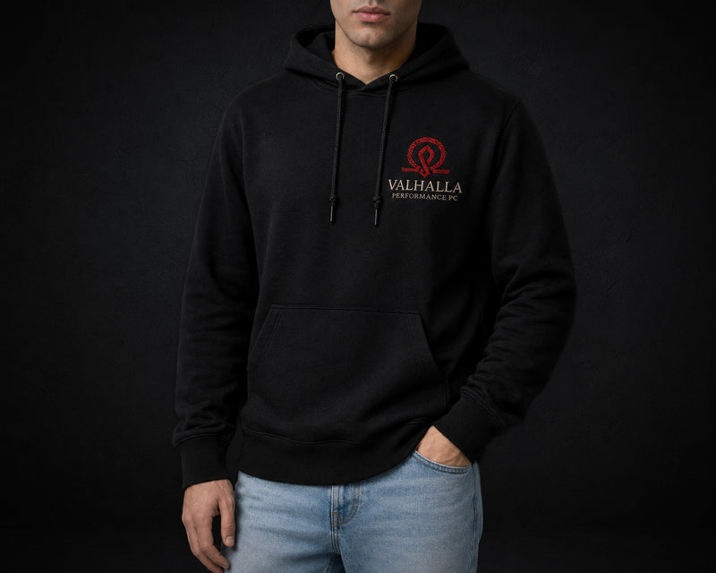 Embroidered Fleece Hoodie
